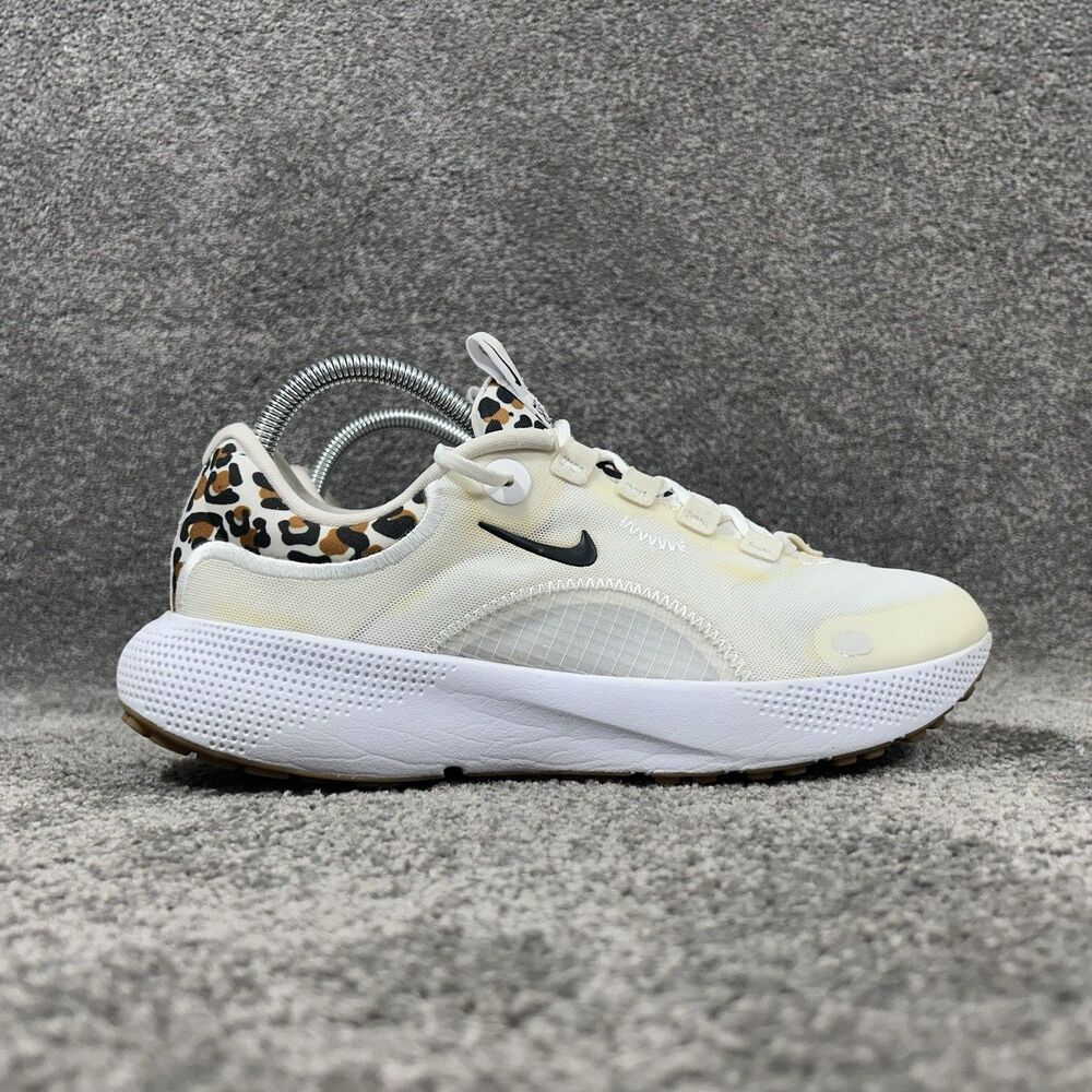 Nike Women’s Cream White Leopard Accent Athletic Sneakers